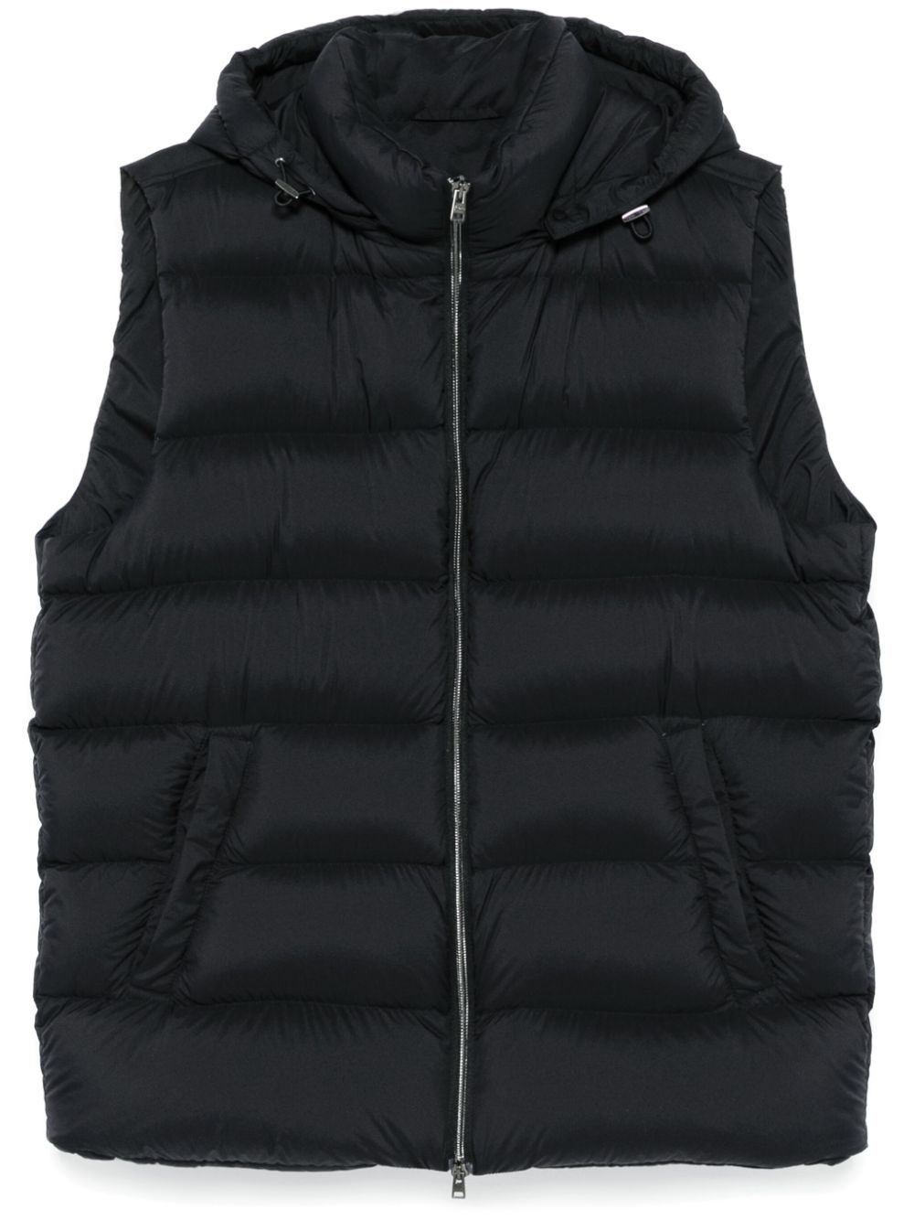 MONCLER ROD GILET サイズ4 Moncler Red Quilted Down Vest with Hood Size 4 – Mine & Yours